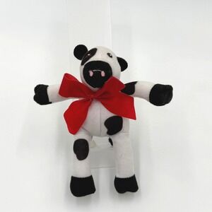 Chick Fil A Plush Cow Stuffed Animal Red Bow Small Toy Kids